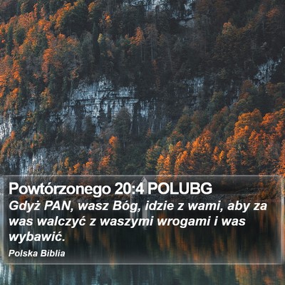 Powtórzonego 20:4 POLUBG Bible Verse Image