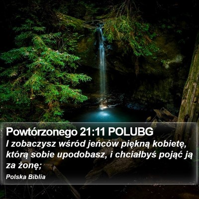 Powtórzonego 21:11 POLUBG Bible Verse Image