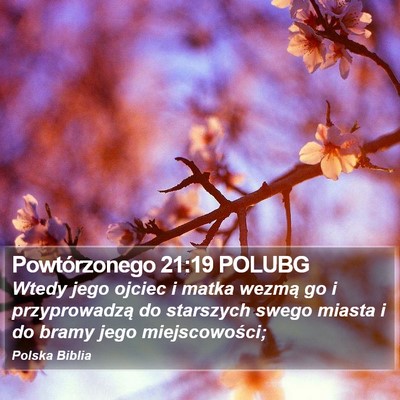 Powtórzonego 21:19 POLUBG Bible Verse Image