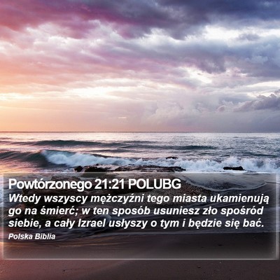Powtórzonego 21:21 POLUBG Bible Verse Image