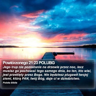 Powtórzonego 21:23 POLUBG Bible Verse Image
