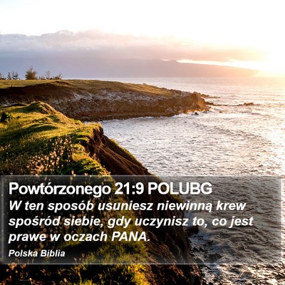 Powtórzonego 21:9 POLUBG Bible Verse Image