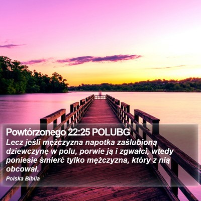 Powtórzonego 22:25 POLUBG Bible Verse Image