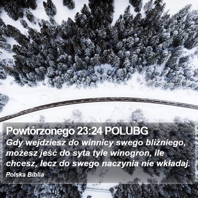 Powtórzonego 23:24 POLUBG Bible Verse Image