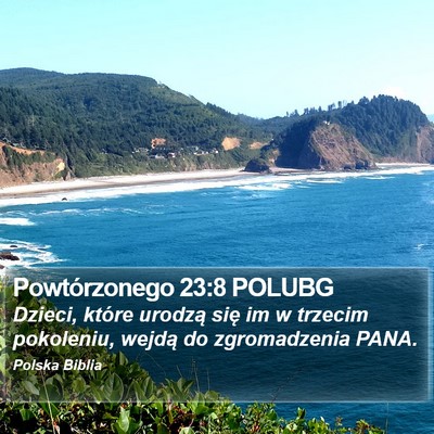 Powtórzonego 23:8 POLUBG Bible Verse Image
