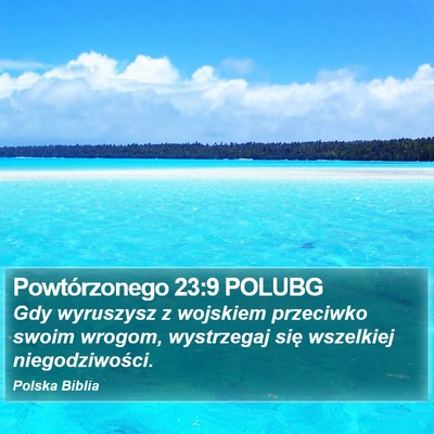 Powtórzonego 23:9 POLUBG Bible Verse Image