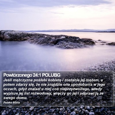 Powtórzonego 24:1 POLUBG Bible Verse Image
