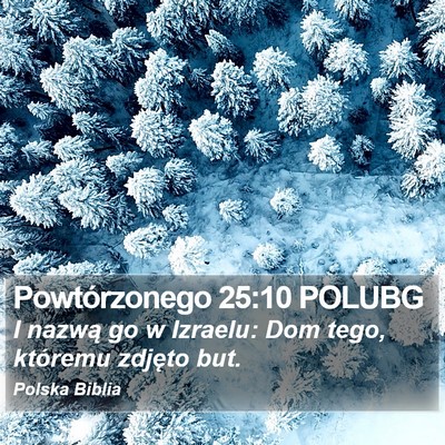 Powtórzonego 25:10 POLUBG Bible Verse Image