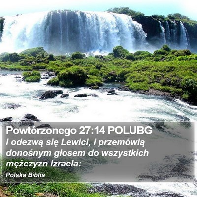 Powtórzonego 27:14 POLUBG Bible Verse Image