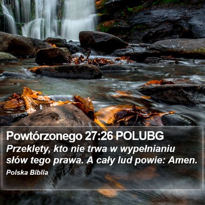 Powtórzonego 27:26 POLUBG Bible Verse Image