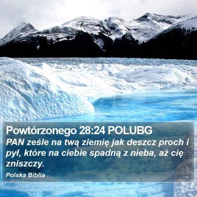 Powtórzonego 28:24 POLUBG Bible Verse Image