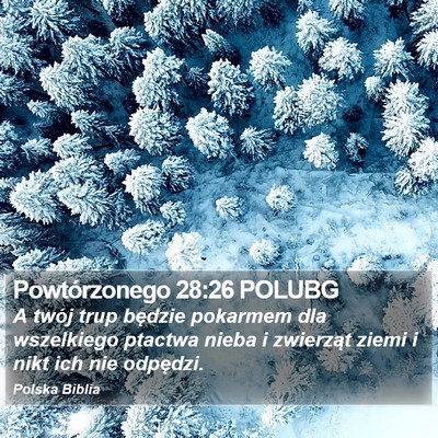 Powtórzonego 28:26 POLUBG Bible Verse Image