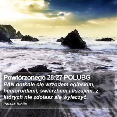 Powtórzonego 28:27 POLUBG Bible Verse Image