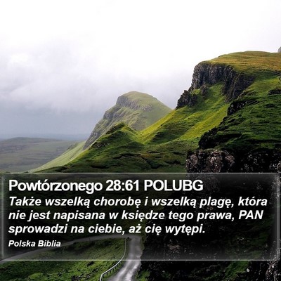 Powtórzonego 28:61 POLUBG Bible Verse Image