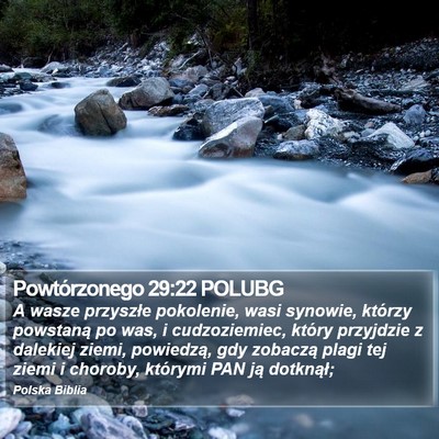 Powtórzonego 29:22 POLUBG Bible Verse Image