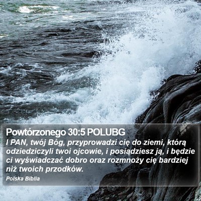 Powtórzonego 30:5 POLUBG Bible Verse Image