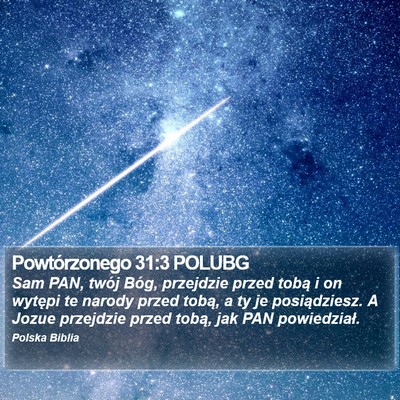 Powtórzonego 31:3 POLUBG Bible Verse Image