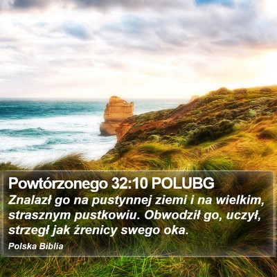 Powtórzonego 32:10 POLUBG Bible Verse Image