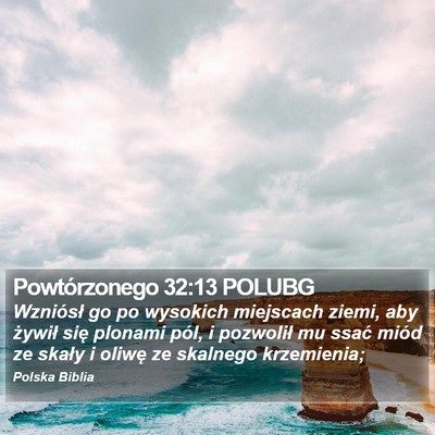 Powtórzonego 32:13 POLUBG Bible Verse Image