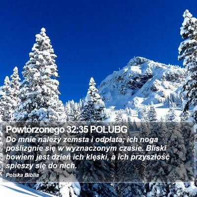 Powtórzonego 32:35 POLUBG Bible Verse Image