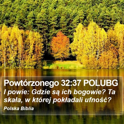 Powtórzonego 32:37 POLUBG Bible Verse Image