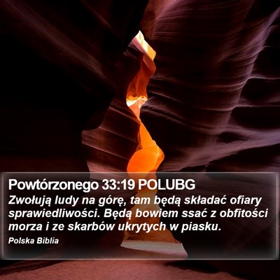 Powtórzonego 33:19 POLUBG Bible Verse Image