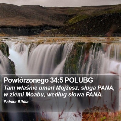 Powtórzonego 34:5 POLUBG Bible Verse Image