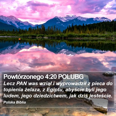 Powtórzonego 4:20 POLUBG Bible Verse Image