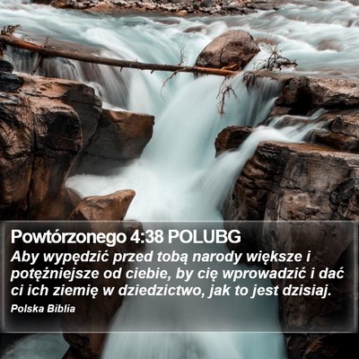 Powtórzonego 4:38 POLUBG Bible Verse Image