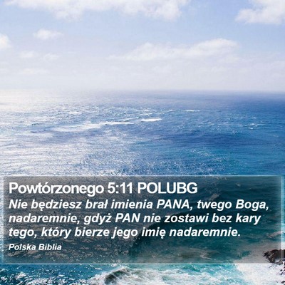 Powtórzonego 5:11 POLUBG Bible Verse Image