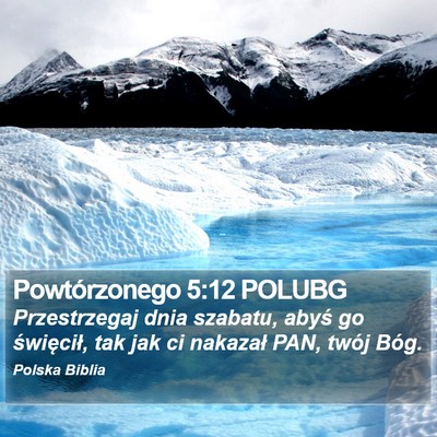 Powtórzonego 5:12 POLUBG Bible Verse Image