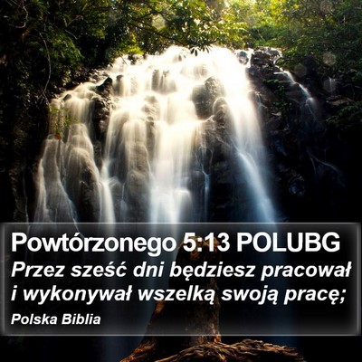 Powtórzonego 5:13 POLUBG Bible Verse Image