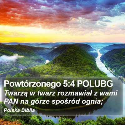 Powtórzonego 5:4 POLUBG Bible Verse Image