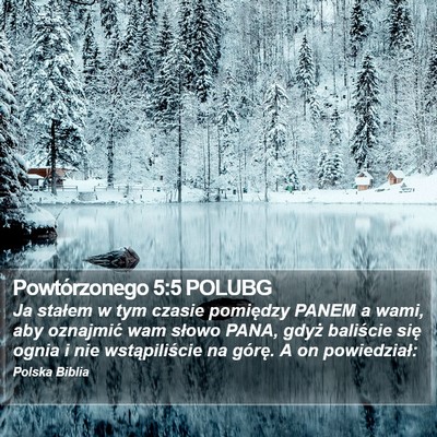 Powtórzonego 5:5 POLUBG Bible Verse Image