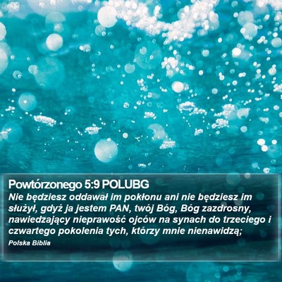 Powtórzonego 5:9 POLUBG Bible Verse Image