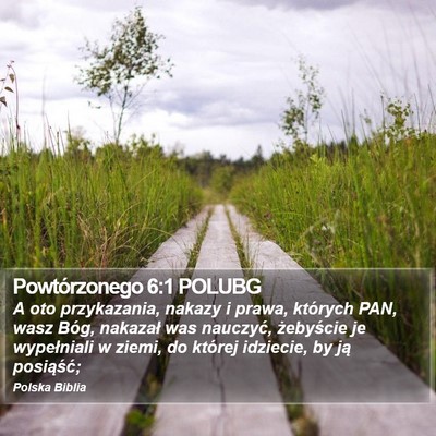 Powtórzonego 6:1 POLUBG Bible Verse Image