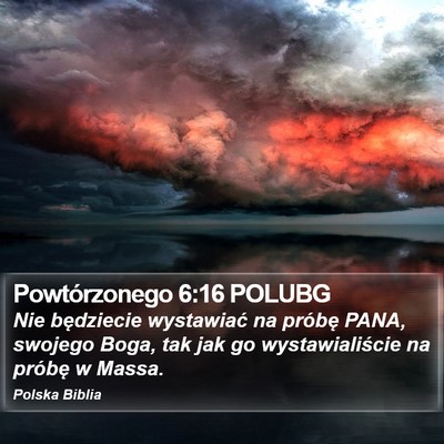Powtórzonego 6:16 POLUBG Bible Verse Image
