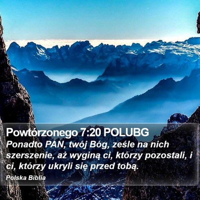 Powtórzonego 7:20 POLUBG Bible Verse Image