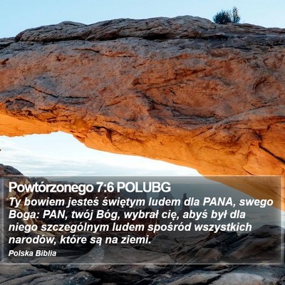 Powtórzonego 7:6 POLUBG Bible Verse Image