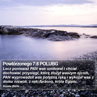 Powtórzonego 7:8 POLUBG Bible Verse Image