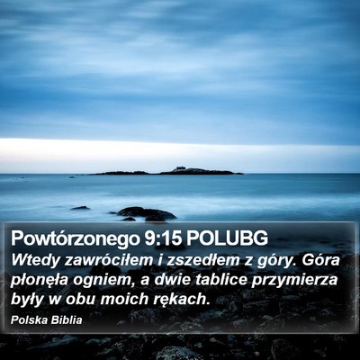 Powtórzonego 9:15 POLUBG Bible Verse Image