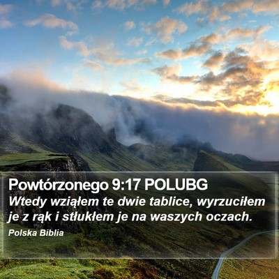 Powtórzonego 9:17 POLUBG Bible Verse Image