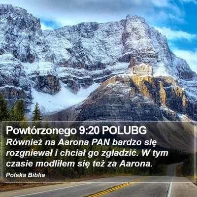 Powtórzonego 9:20 POLUBG Bible Verse Image