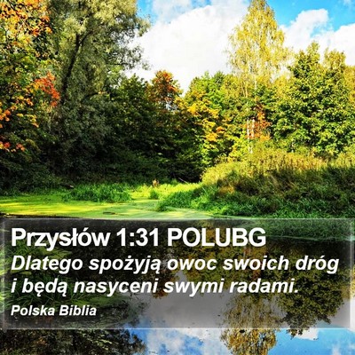 Przysłów 1:31 POLUBG Bible Verse Image
