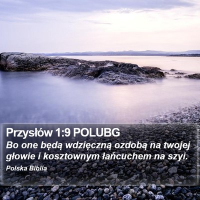 Przysłów 1:9 POLUBG Bible Verse Image