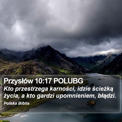 Przysłów 10:17 POLUBG Bible Verse Image