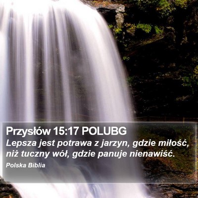 Przysłów 15:17 POLUBG Bible Verse Image