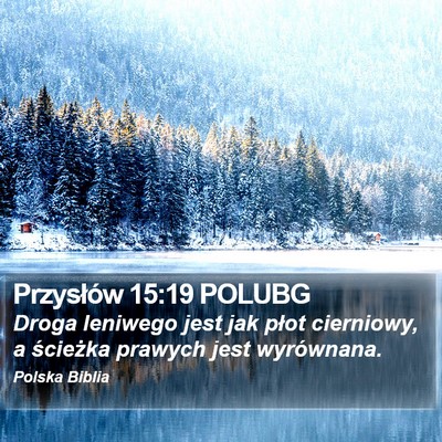 Przysłów 15:19 POLUBG Bible Verse Image