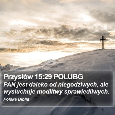Przysłów 15:29 POLUBG Bible Verse Image