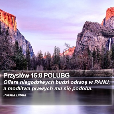 Przysłów 15:8 POLUBG Bible Verse Image